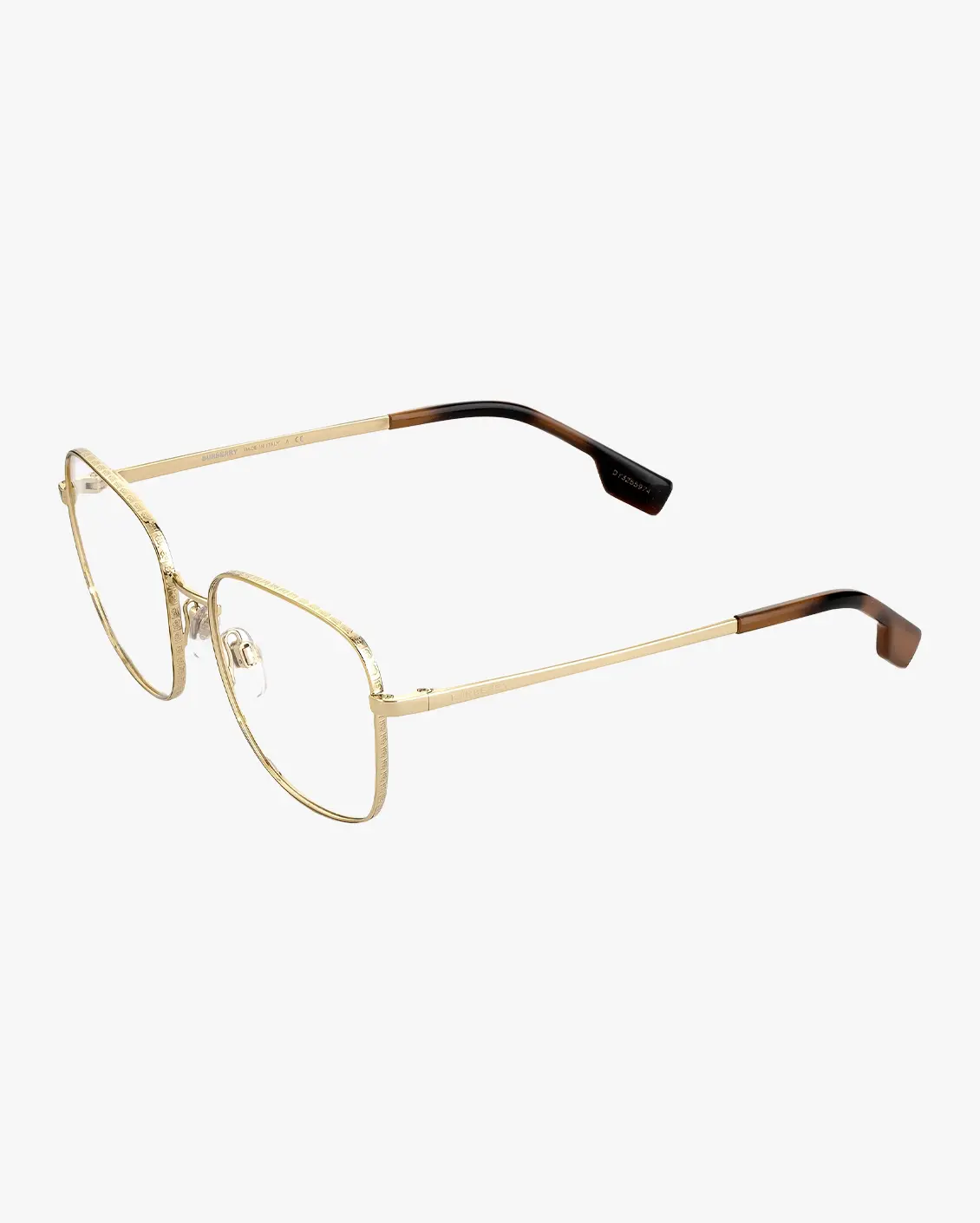 Square Eyeglasses in Gold