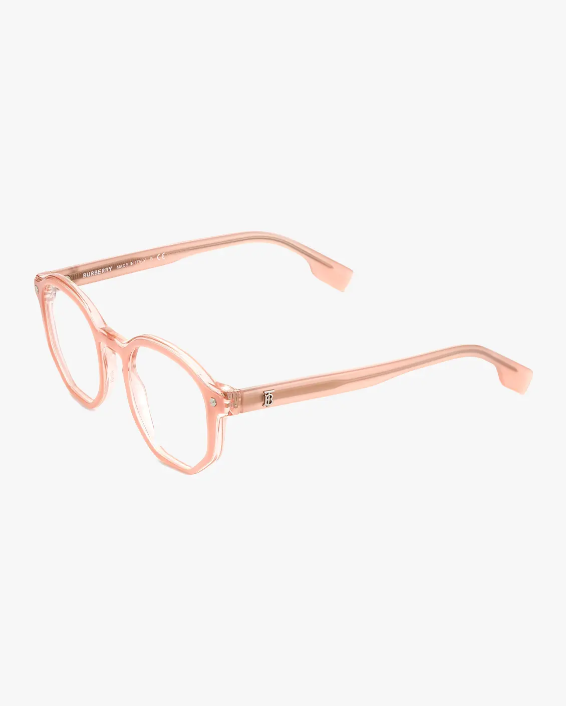 Hexagonal Eyeglasses in Pink