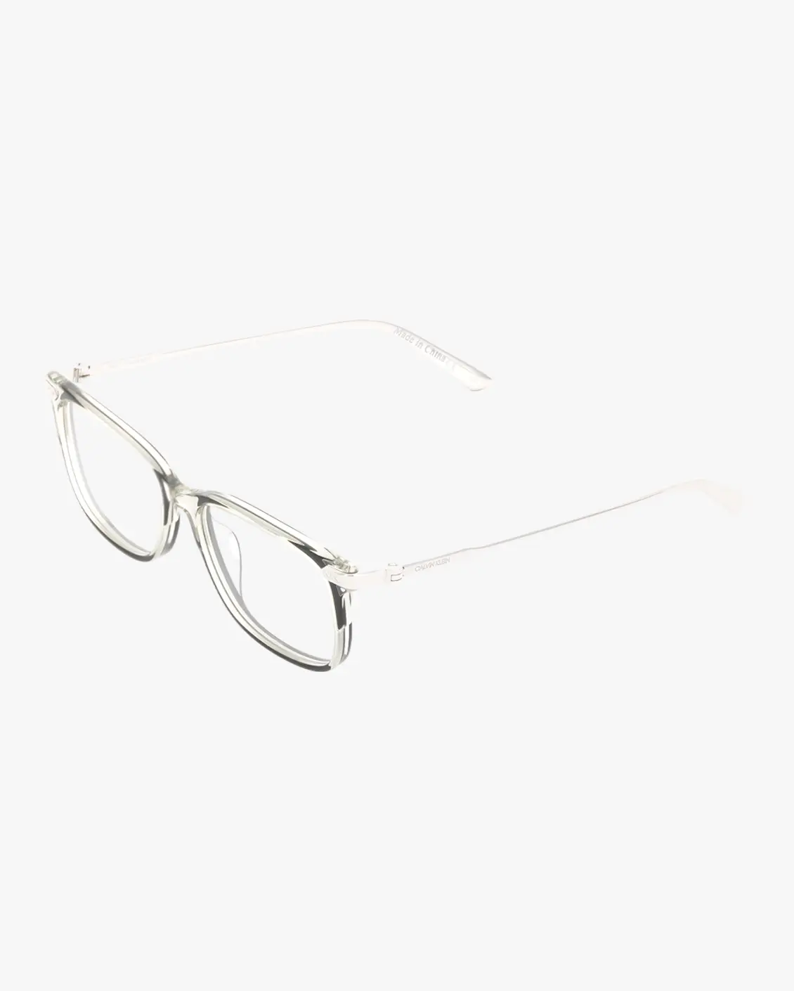Square Eyeglasses in Silver