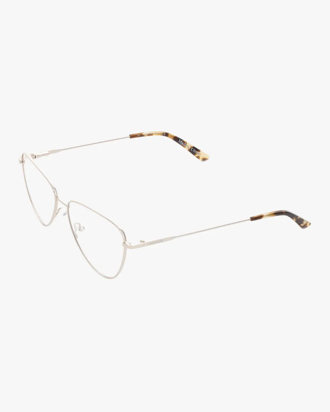 Irregular Eyeglasses in Gold