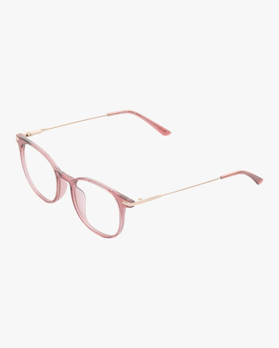 Round Eyeglasses in Pink