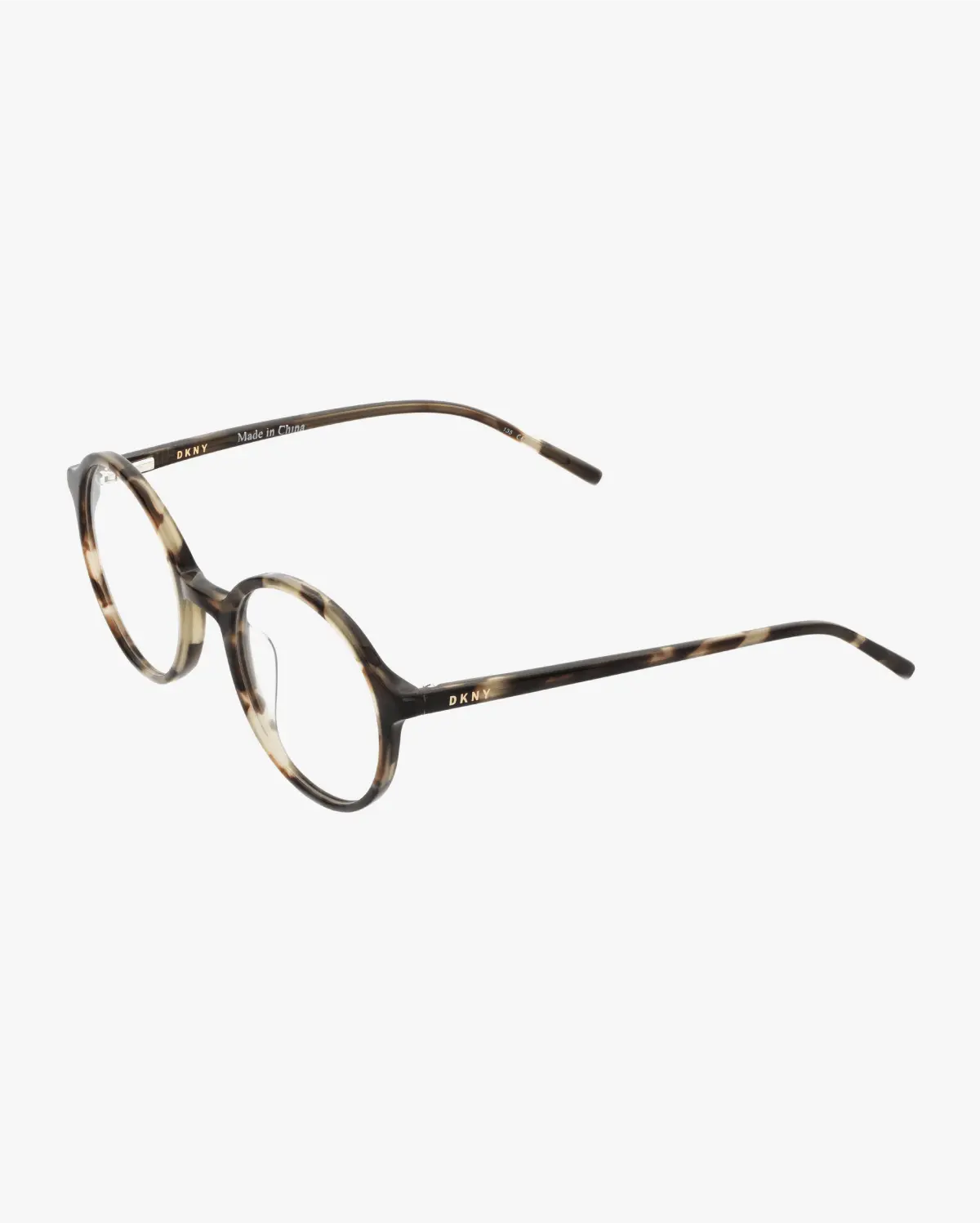 Round Eyeglasses in Havana
