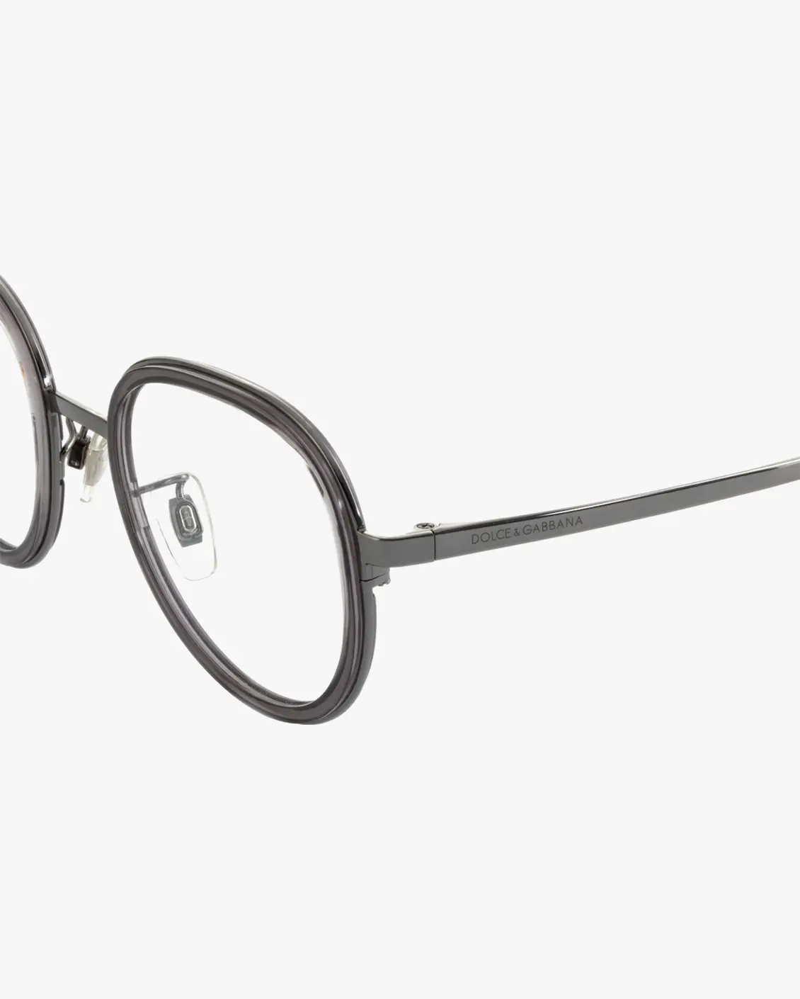 Round Eyeglasses in Black