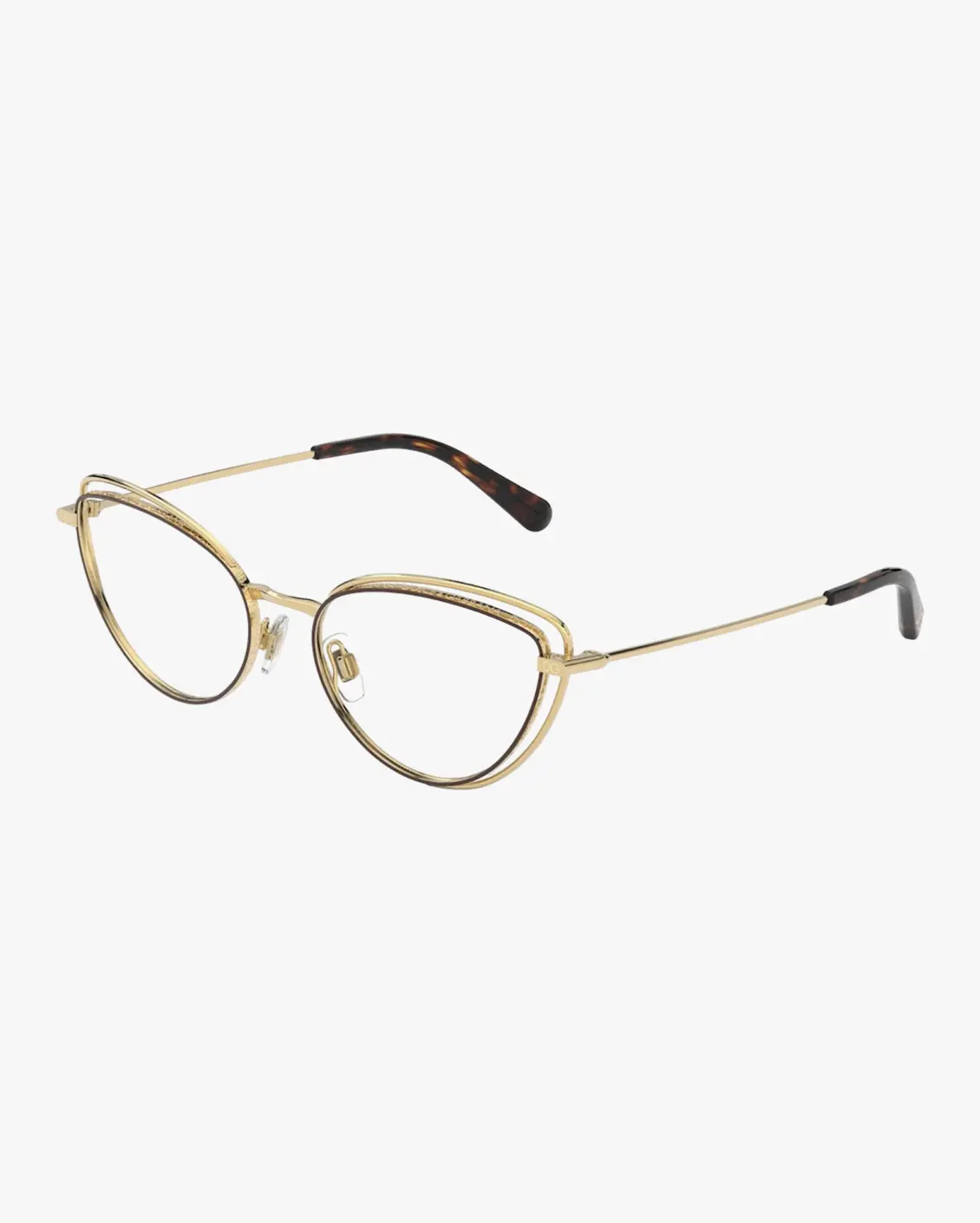 Cat Eye Eyeglasses in Gold