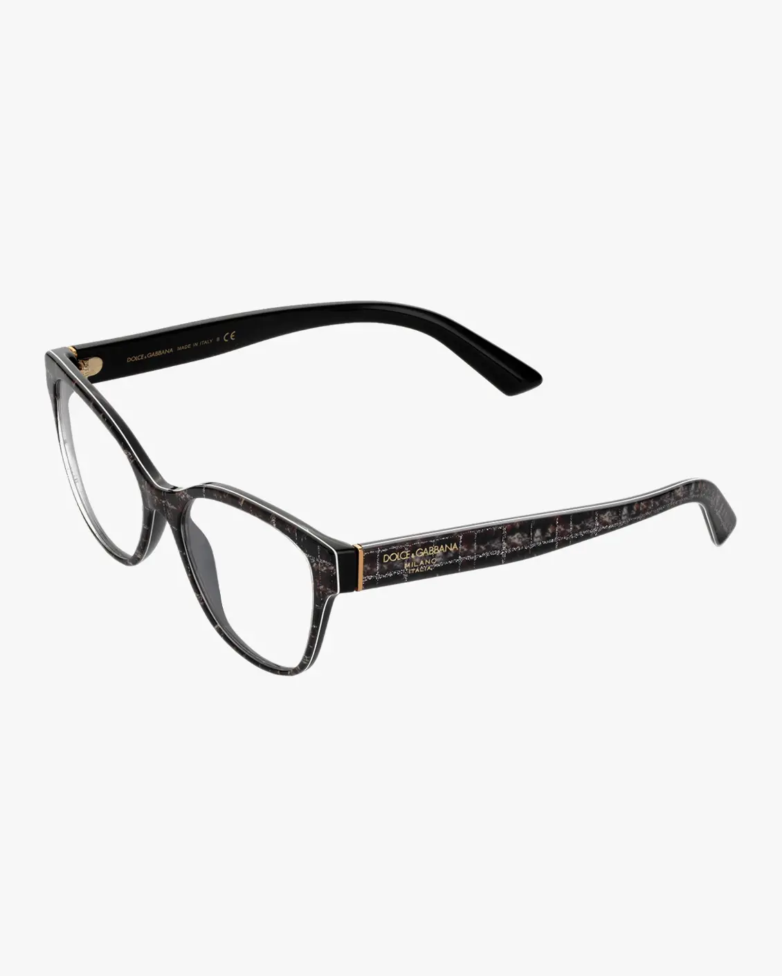 Round Eyeglasses in Black