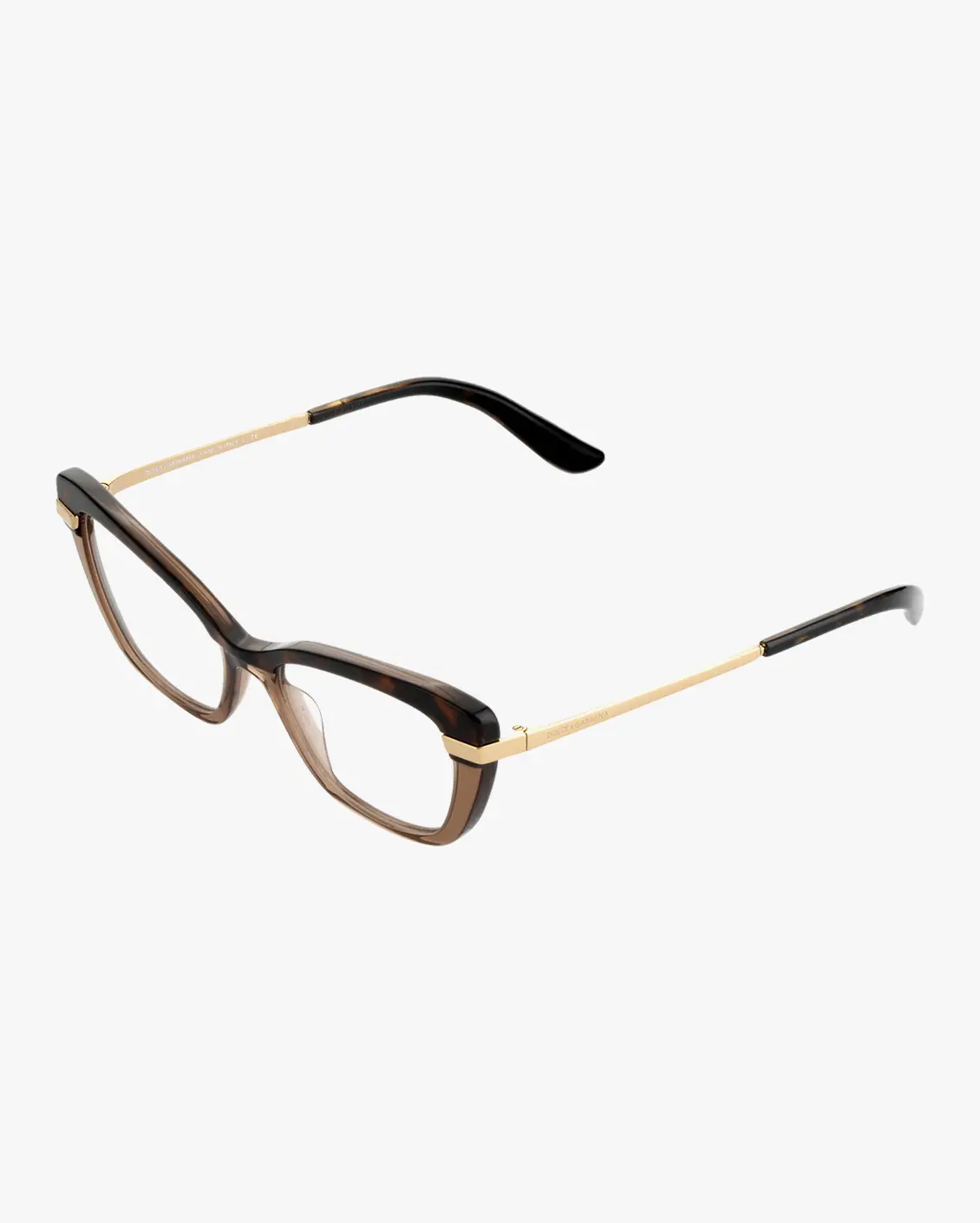 Square Eyeglasses in Gold