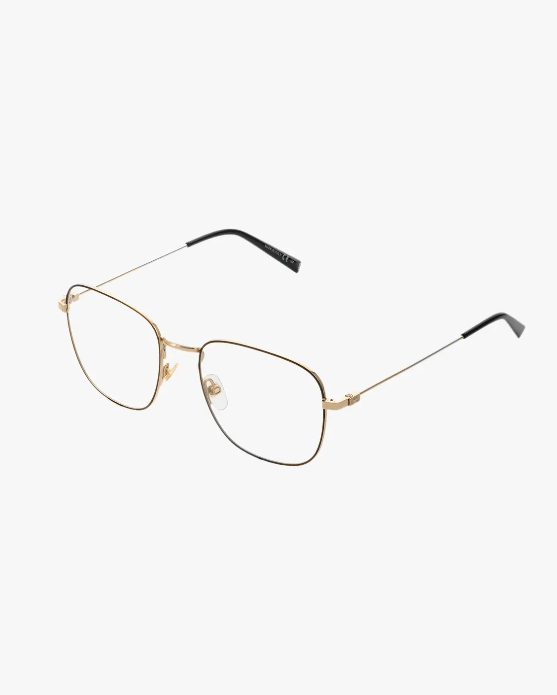 Square Eyeglasses in Gold