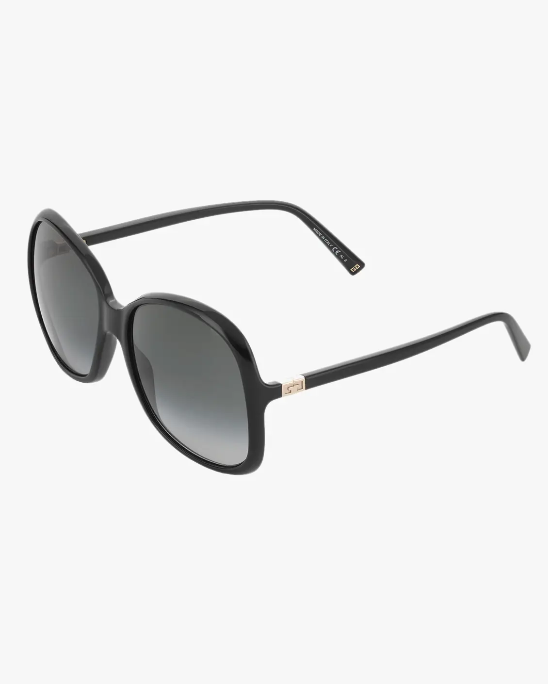 Round Sunglasses in Black