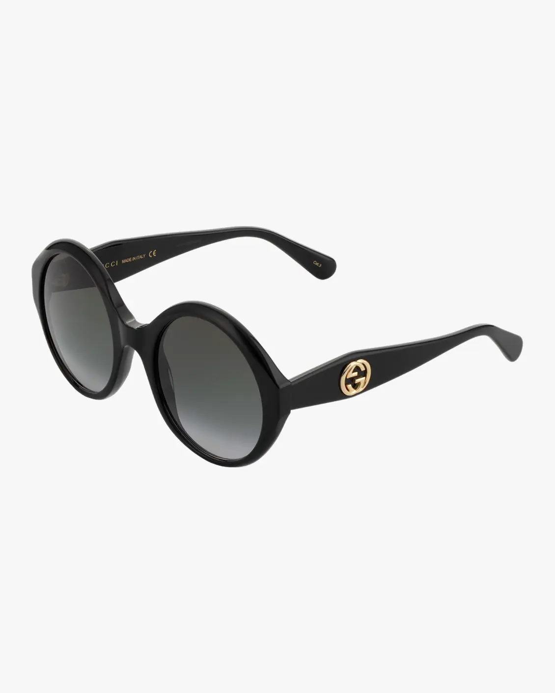 Round Sunglasses in Black