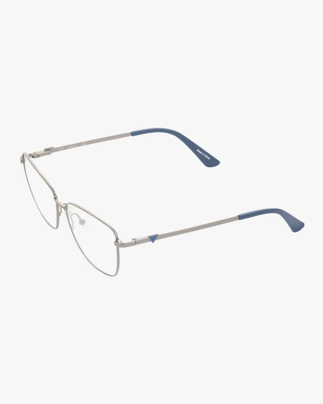Round Eyeglasses in Silver