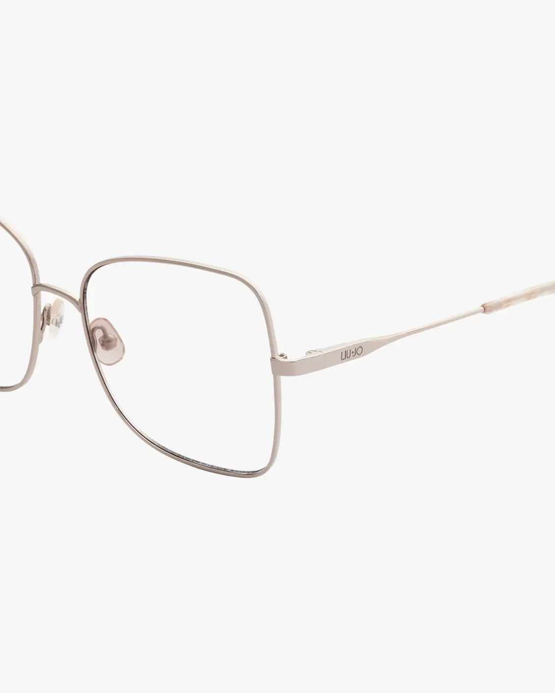 Square Eyeglasses in Silver
