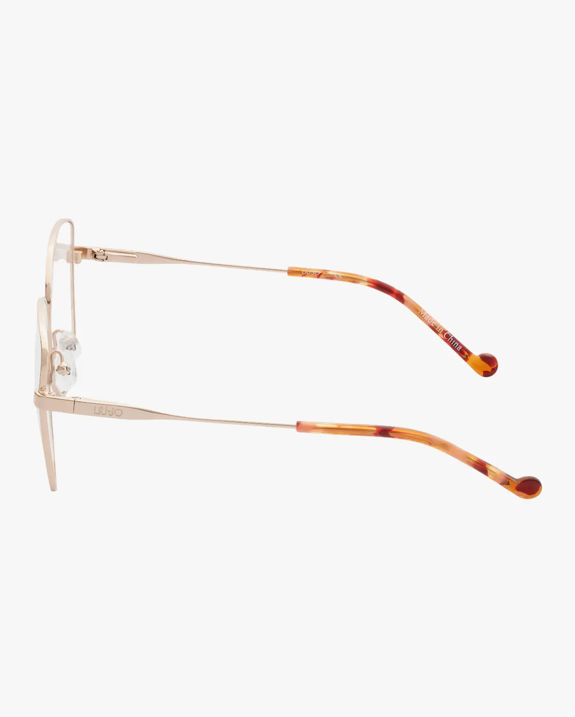 Round Eyeglasses in Gold