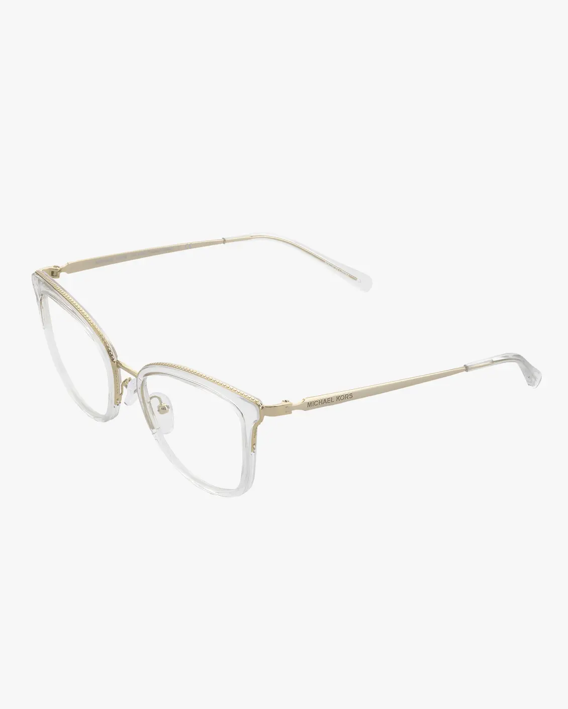 Square Eyeglasses in Gold