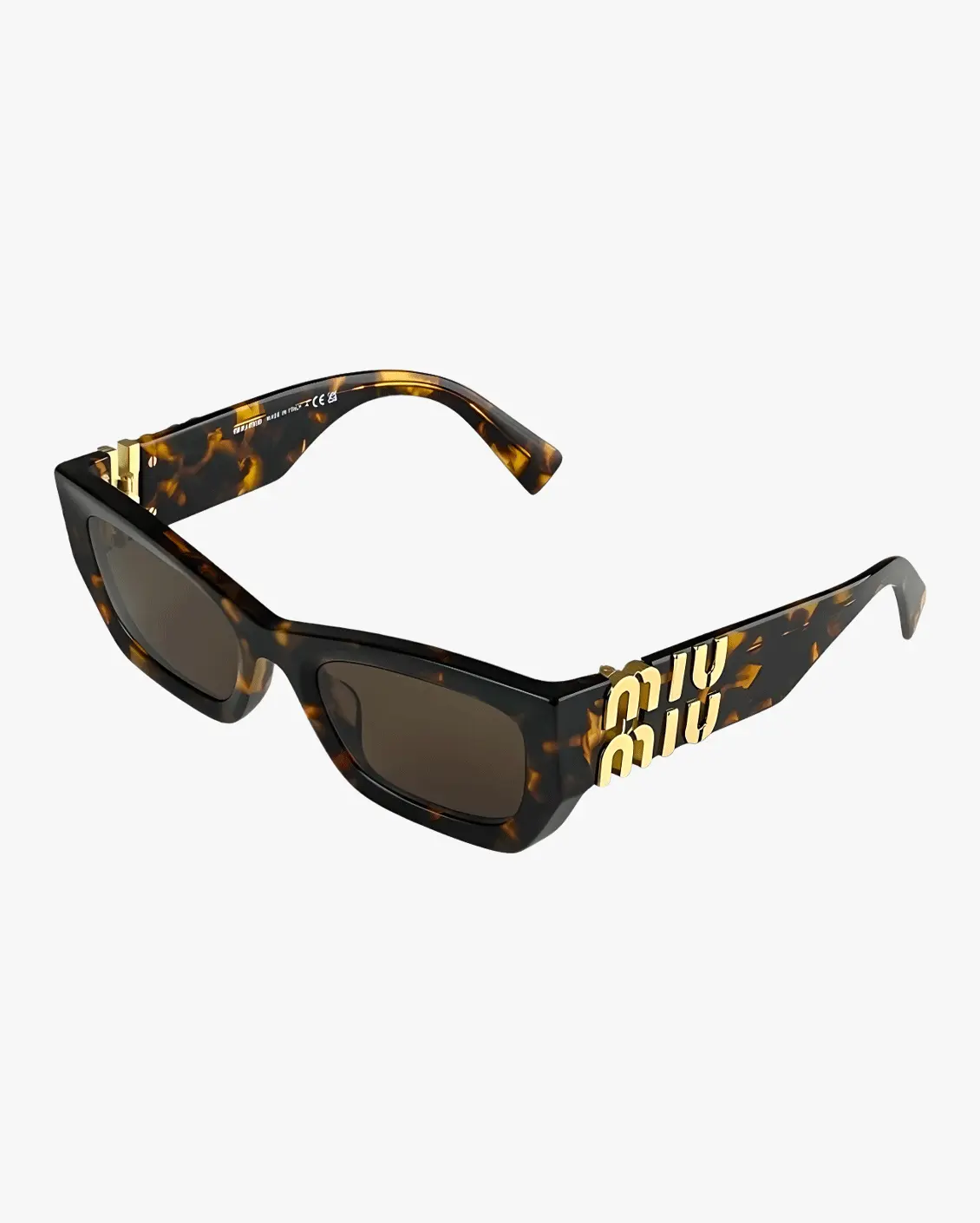 Rectangle Sunglasses in Havana