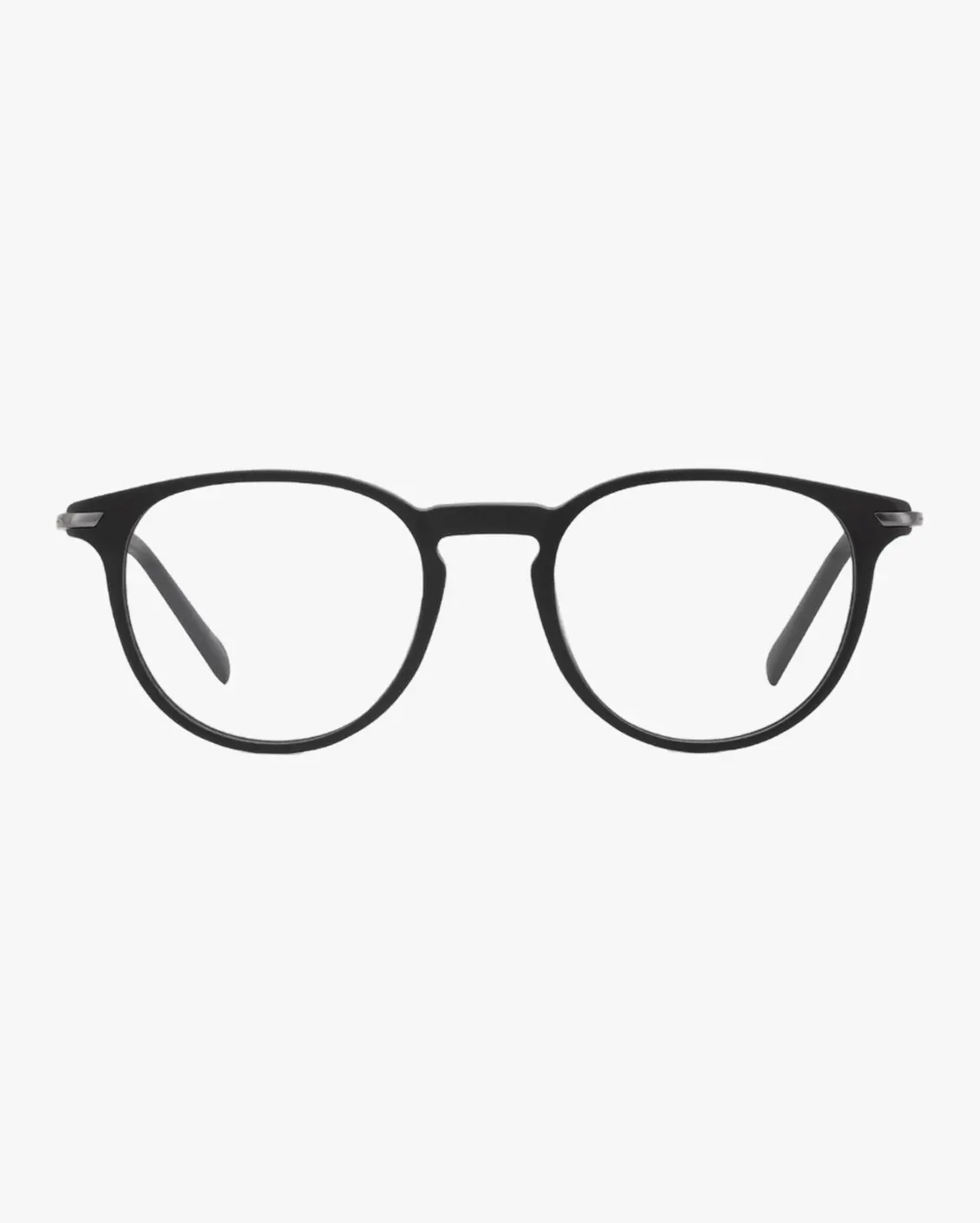 Round Eyeglasses in Black