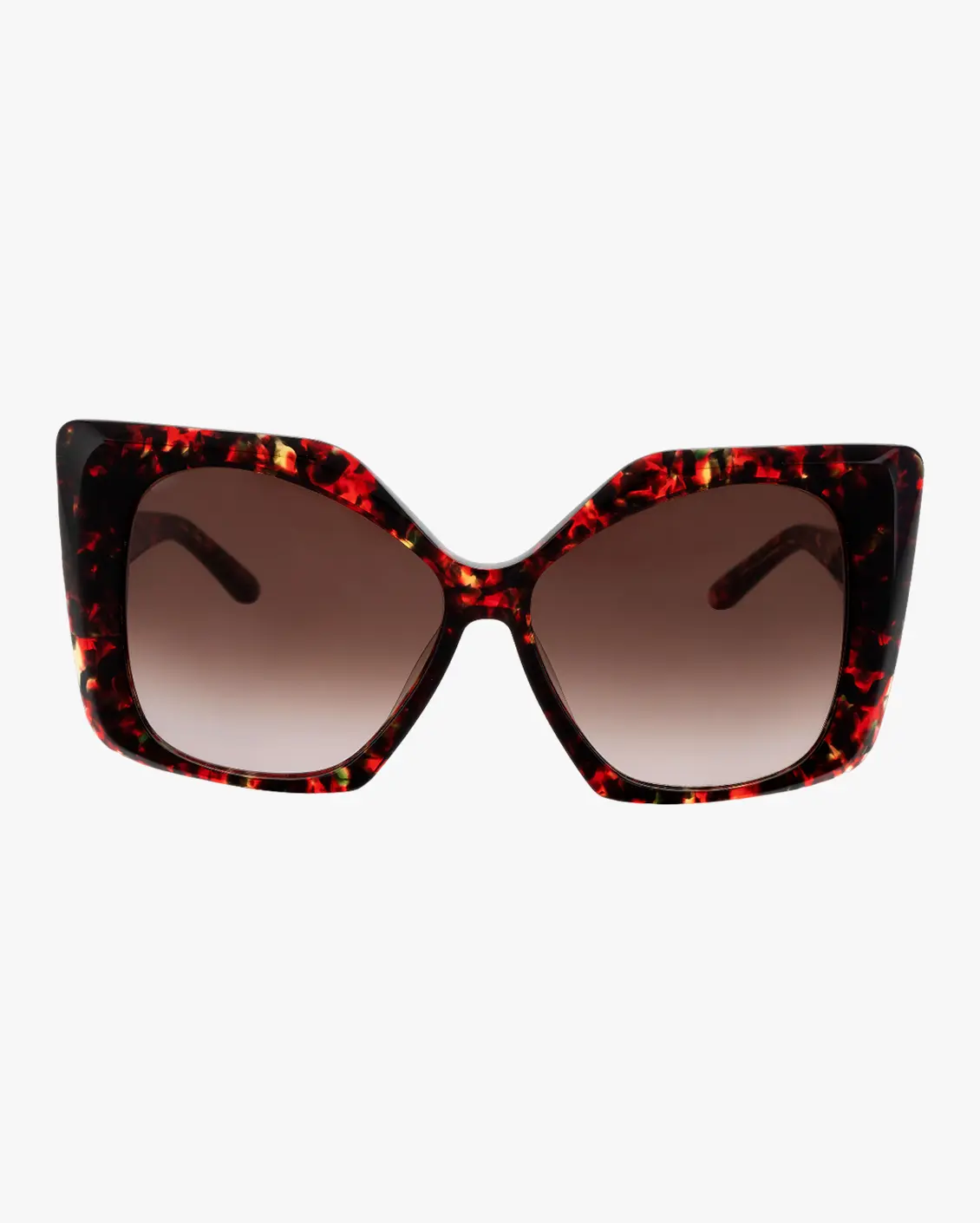 Irregular Sunglasses in Havana
