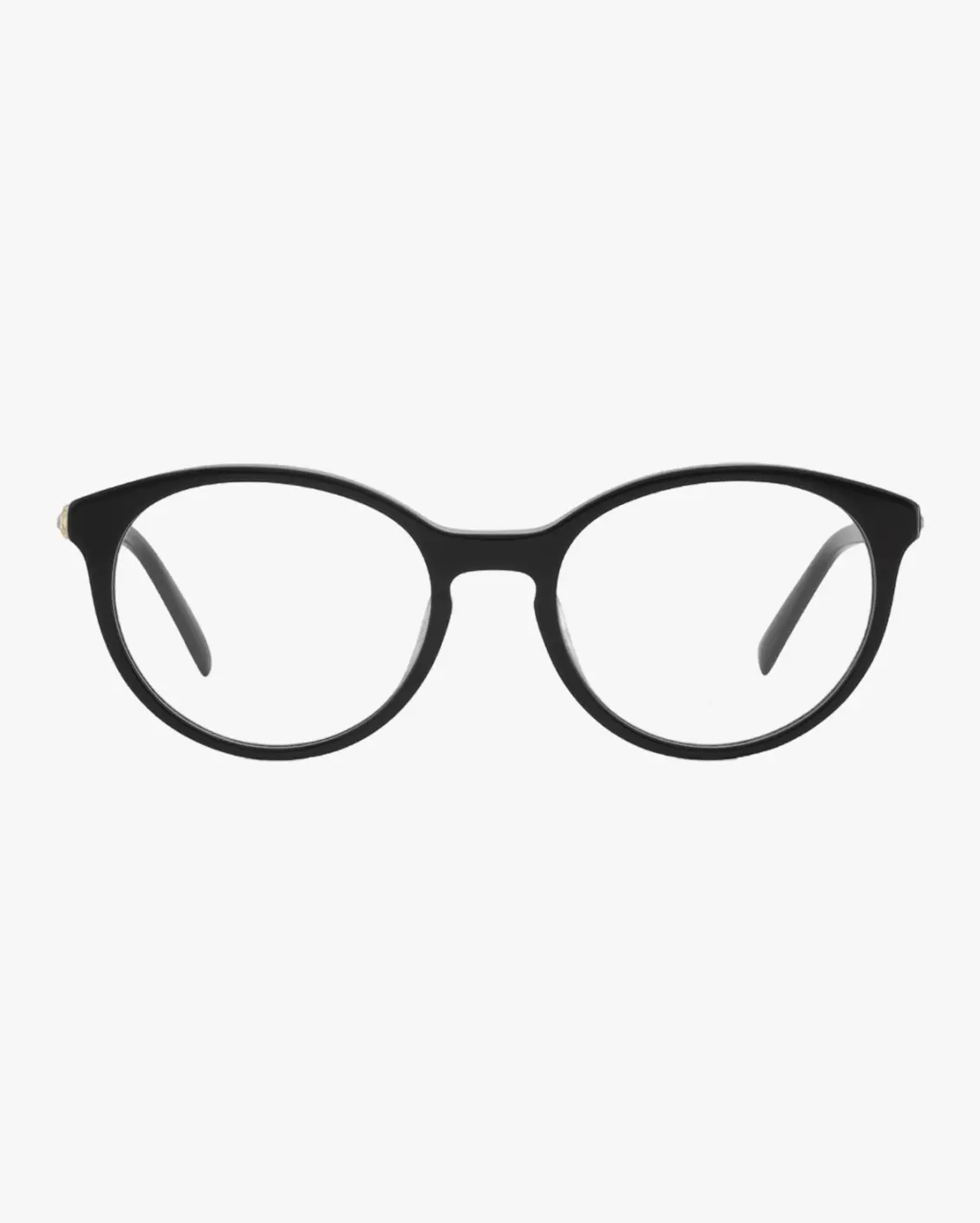 Round Eyeglasses in Black