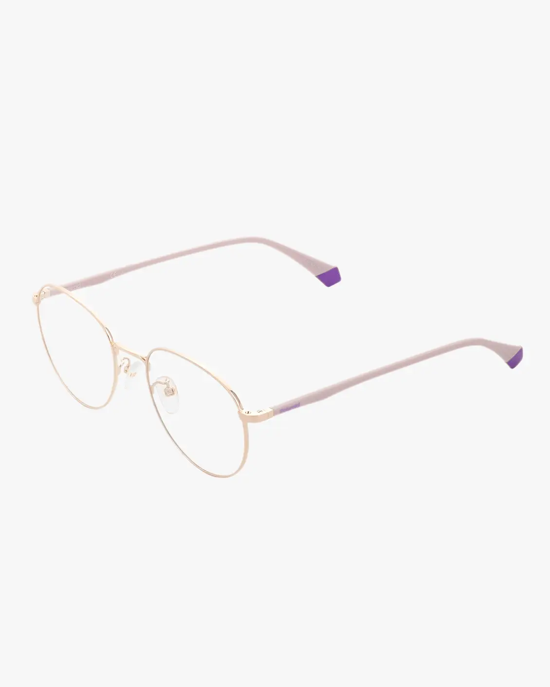 Round Eyeglasses in Gold