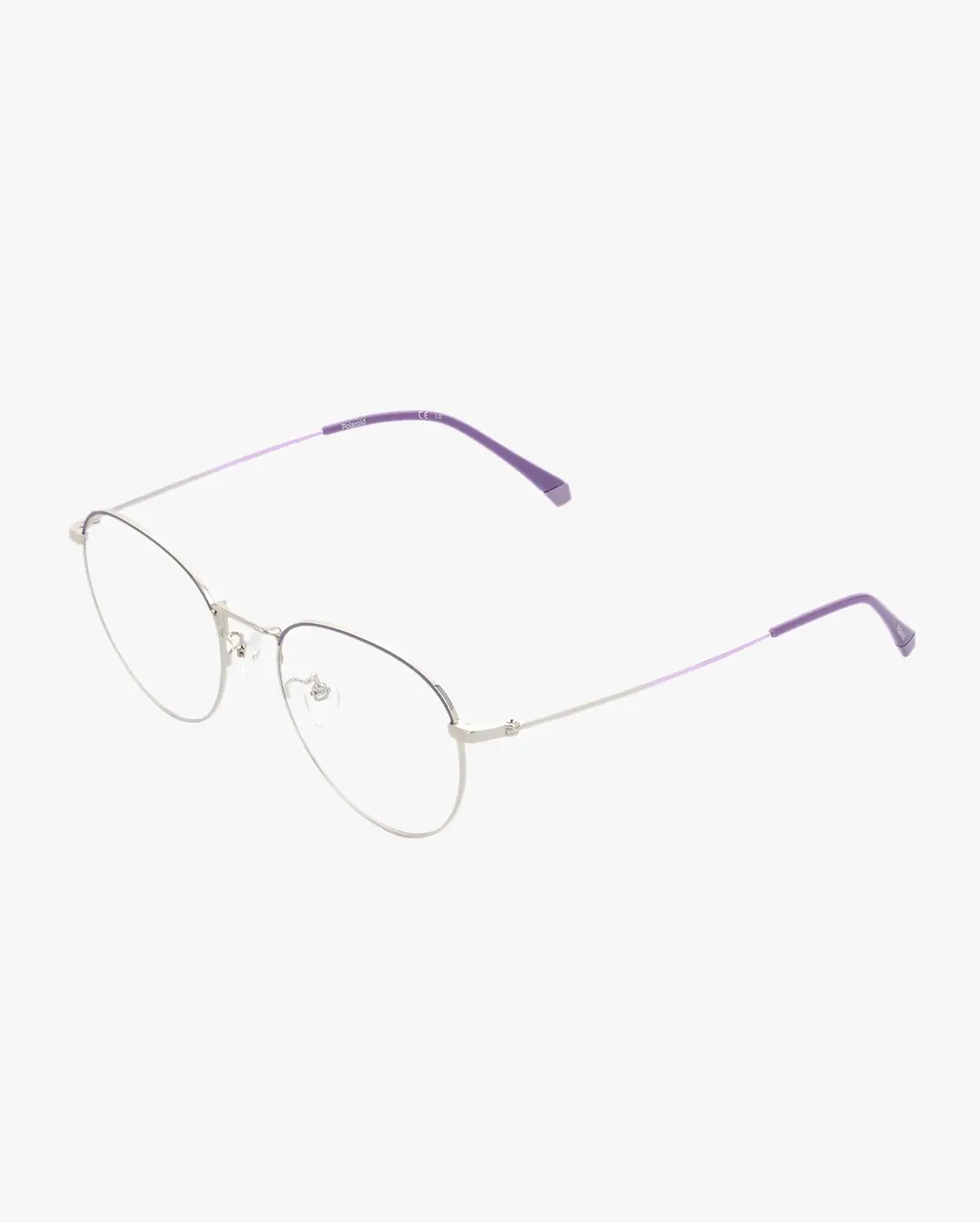 Round Eyeglasses in Silver