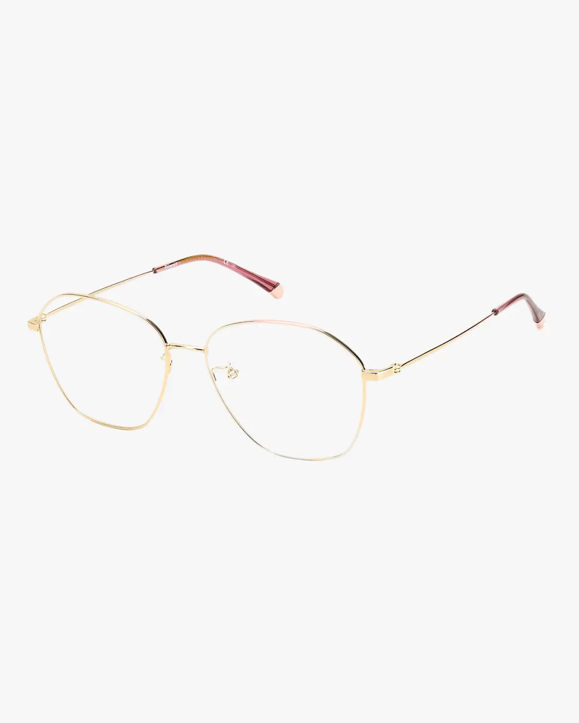 Irregular Eyeglasses in Silver