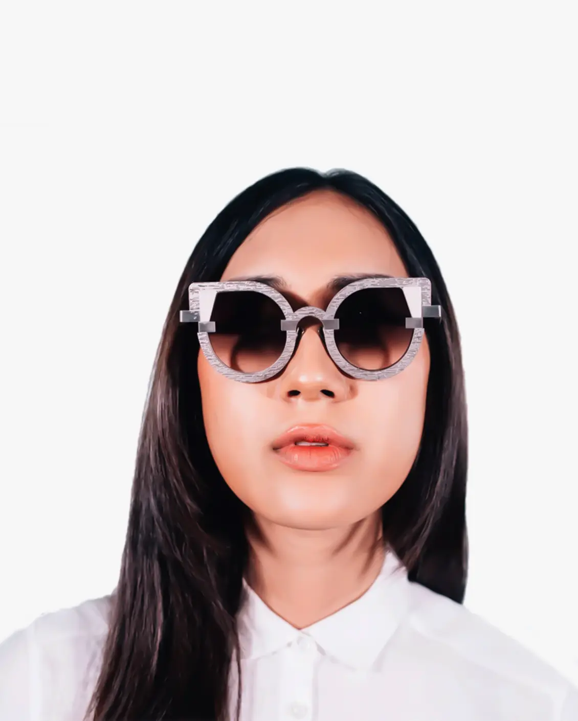 Cat Eye Sunglasses in Grey