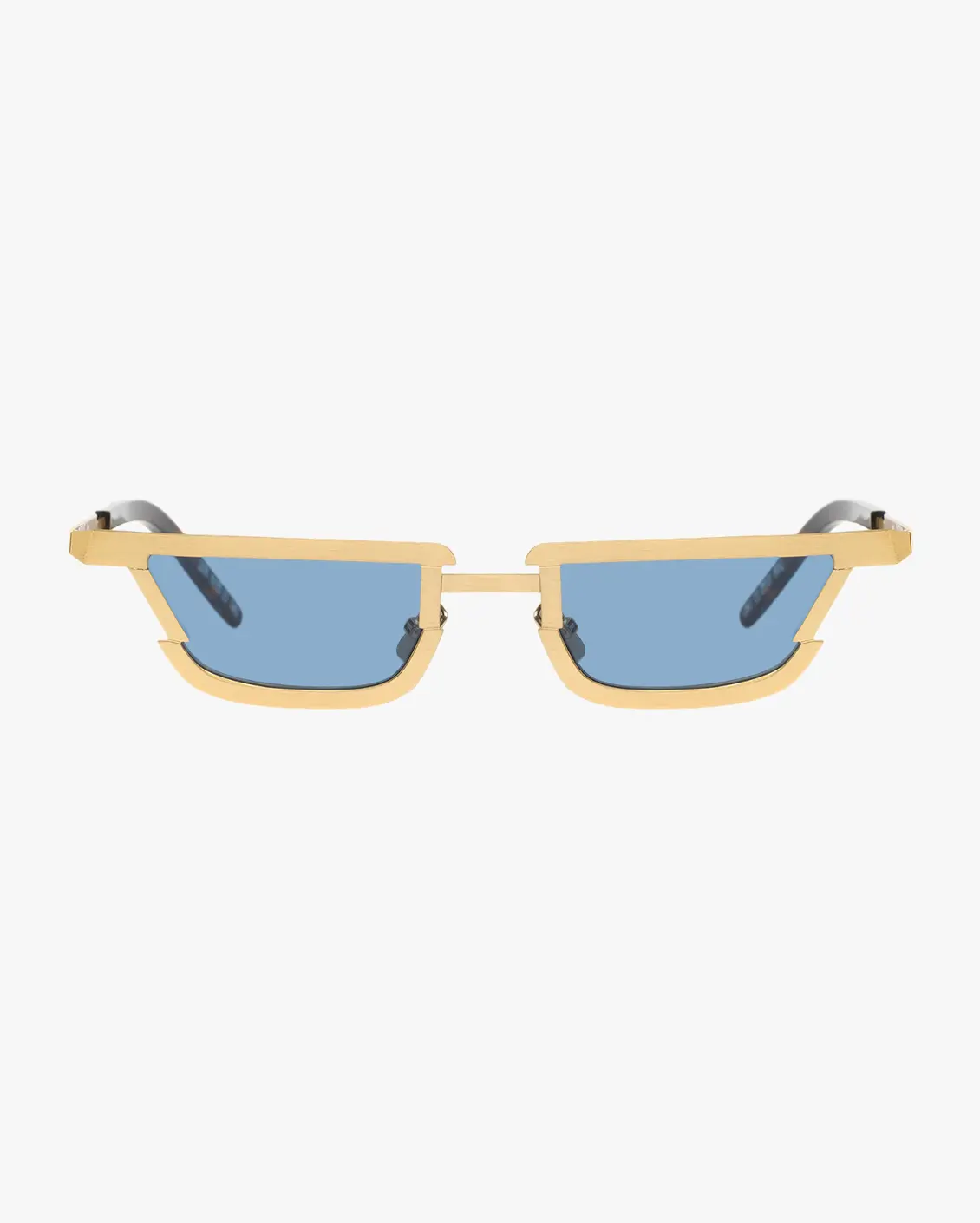 Rectangle Sunglasses in Gold