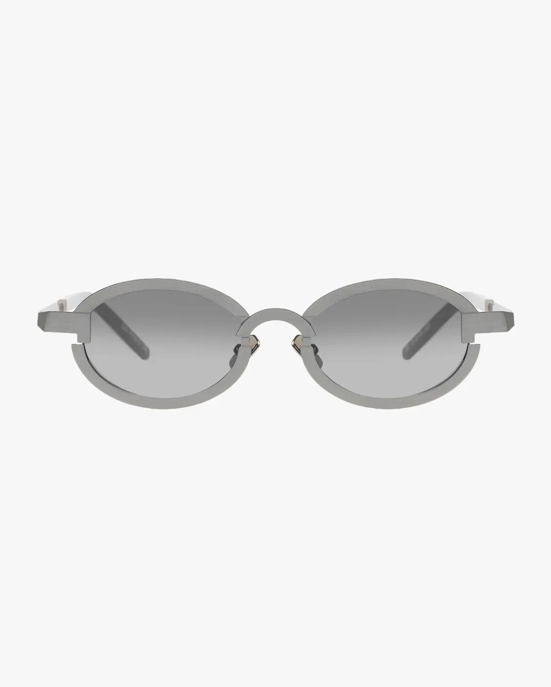 Oval Sunglasses in Grey