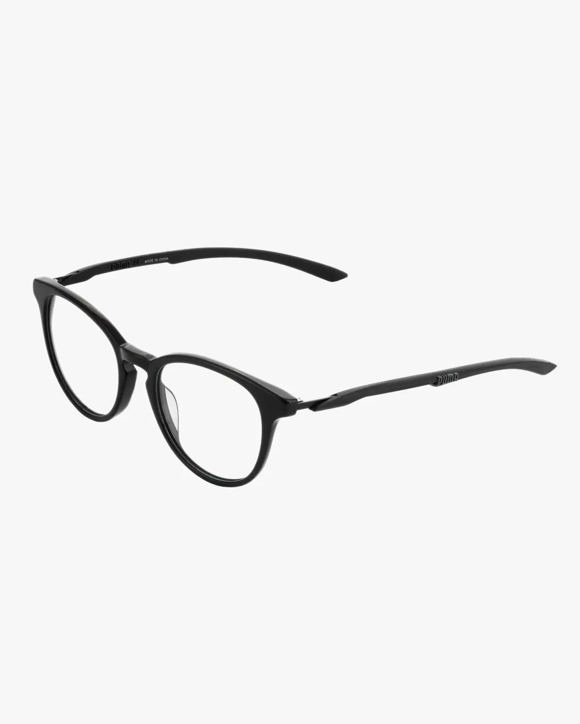 Round Eyeglasses in Black