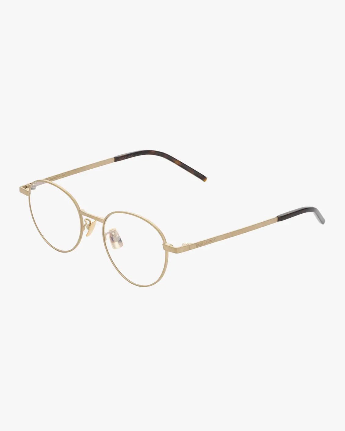 Round Eyeglasses in Gold