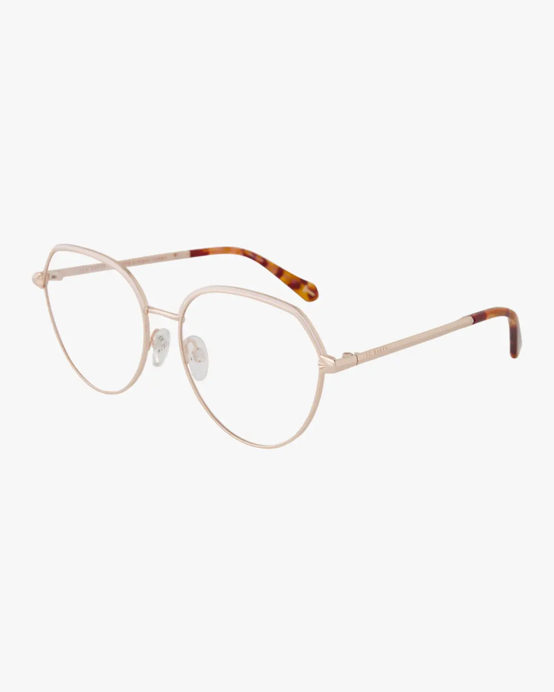 Round Eyeglasses in Gold