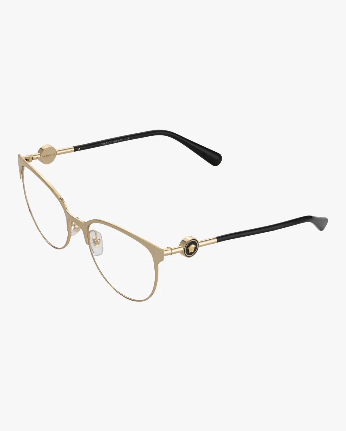 Round Eyeglasses in Gold