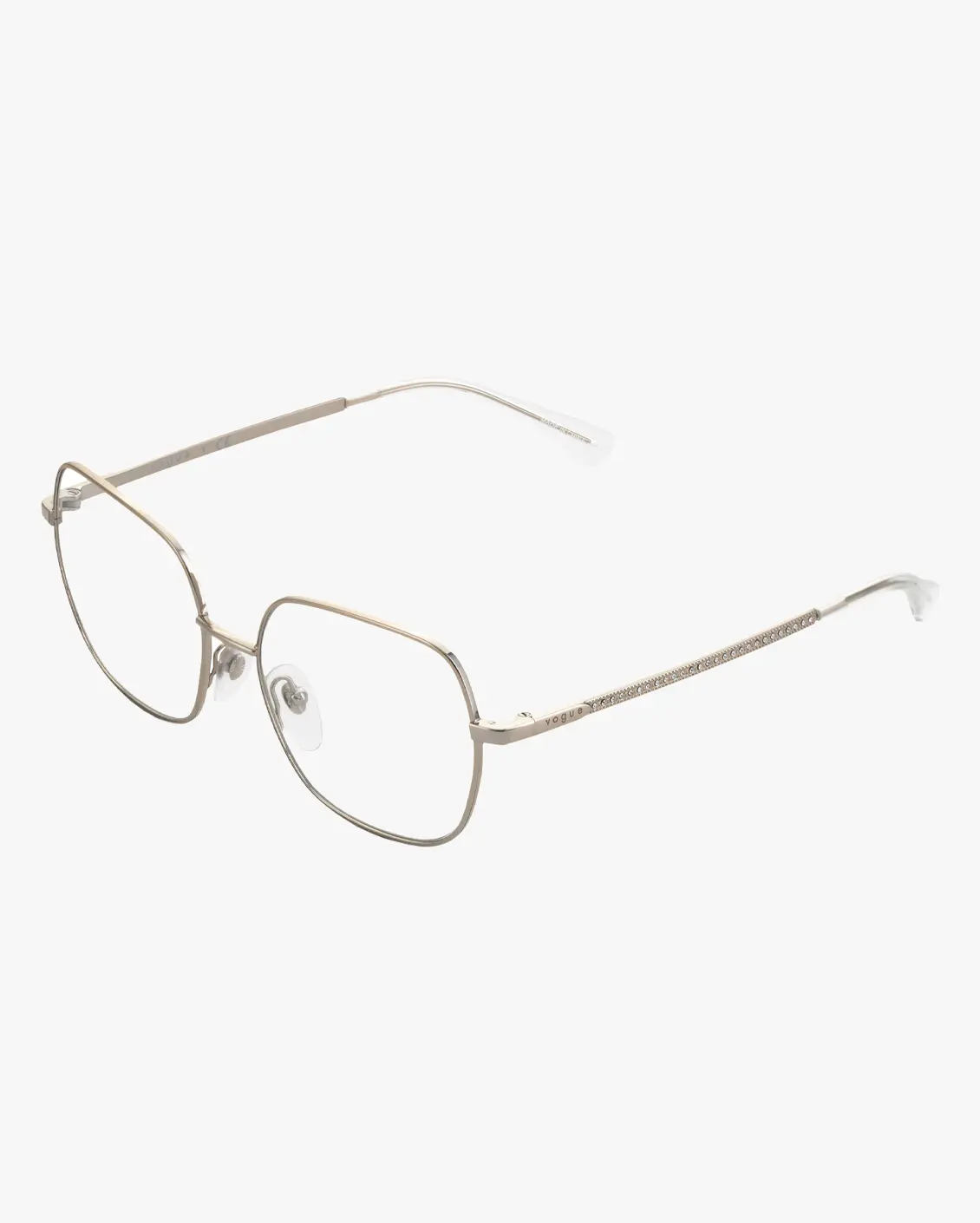 Square Eyeglasses in Silver